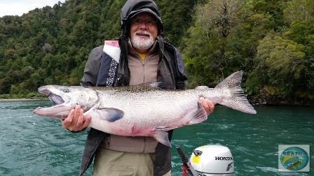 Fotos da pesca esportiva em Chaiten no Chile